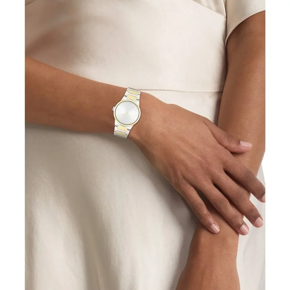 Calvin Klein Womens Watch CK Linear Two Tone 32mm